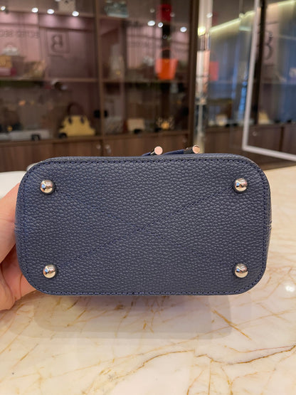 Lancel Ninon Bucket Azul Marinho