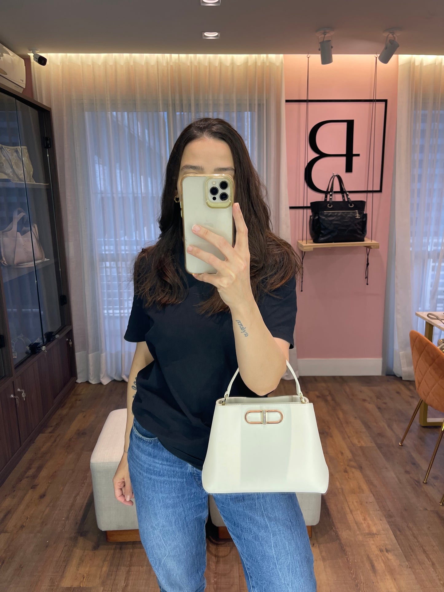 Furla Teia S Top Handle Branca