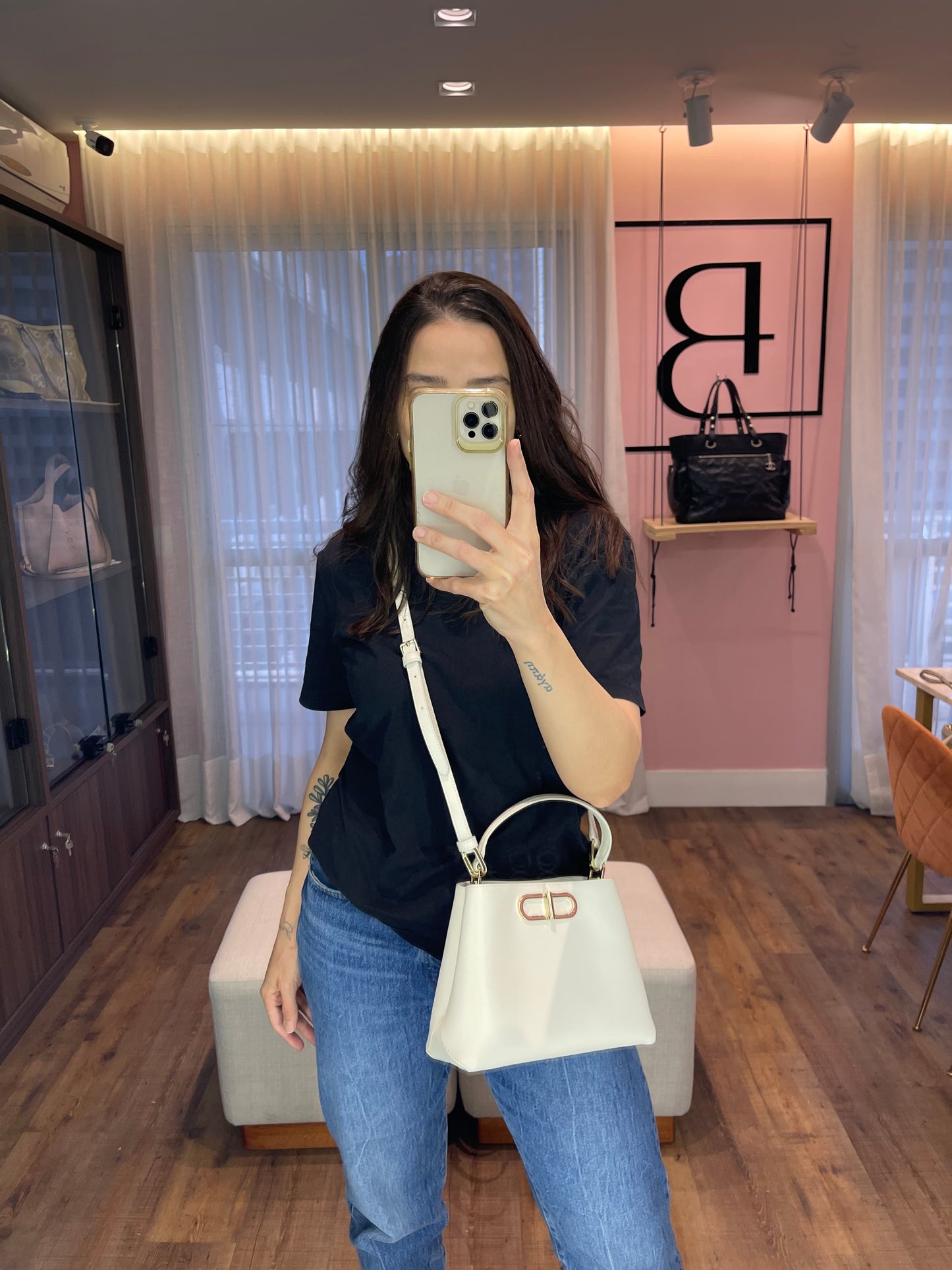 Furla Teia S Top Handle Branca