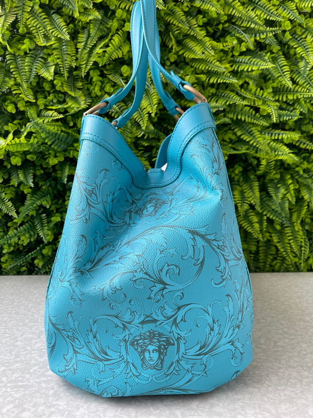 Versace Turquoise Printed