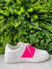 Tênis Valentino Garavani Rockstud 11 Untitled Rosa