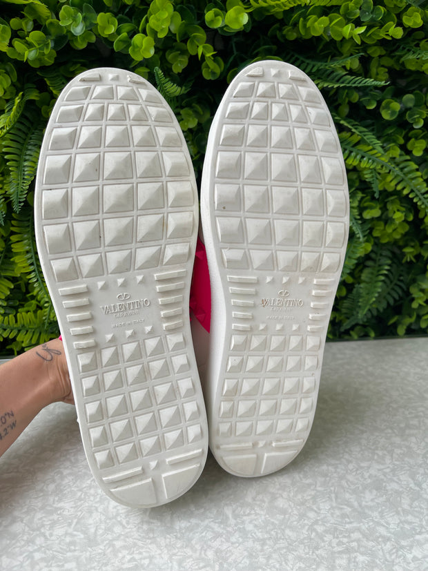 Tênis Valentino Garavani Rockstud 11 Untitled Rosa