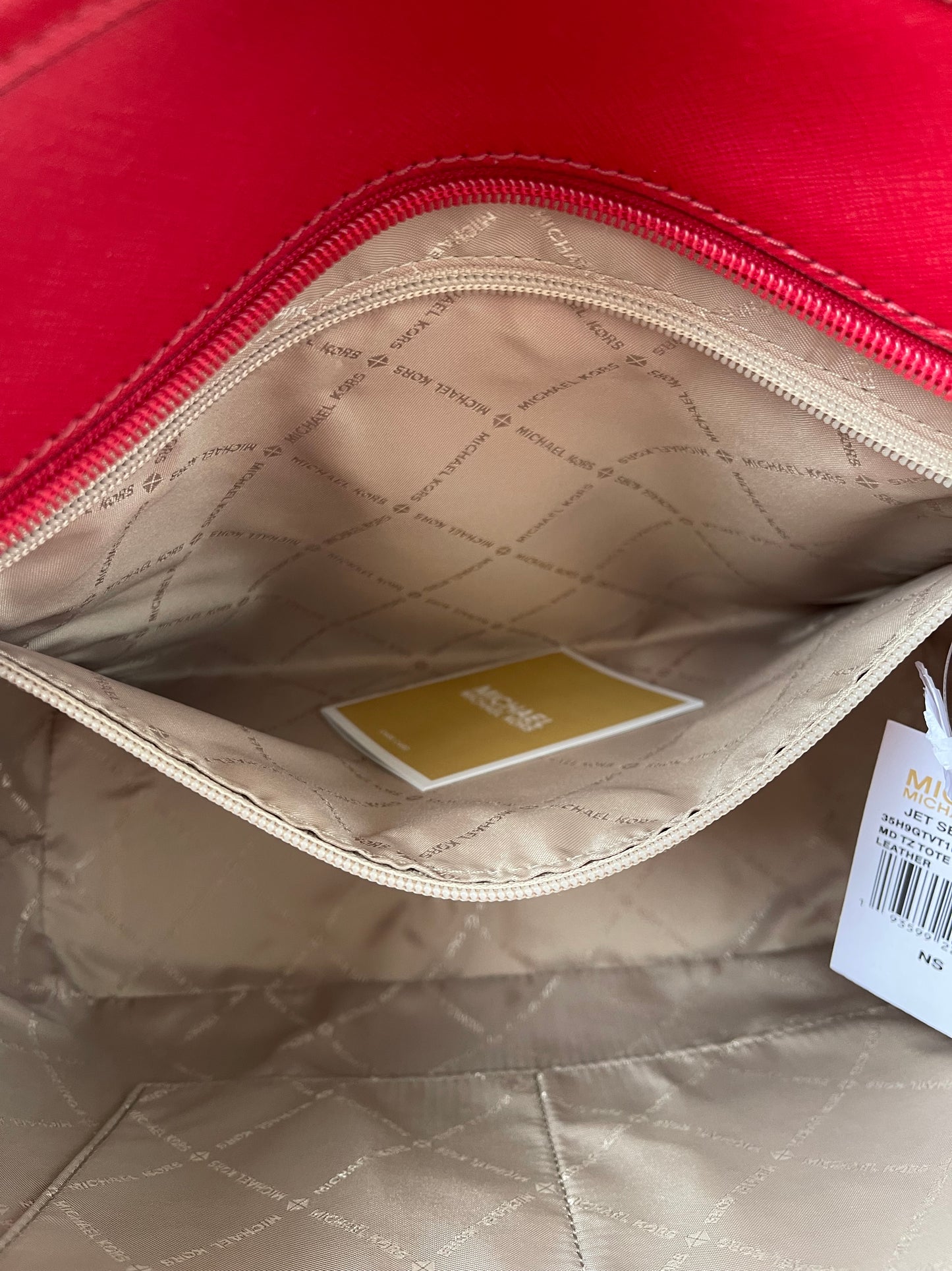Michael Kors Tote Vermelha