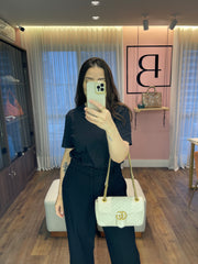 Gucci GG Marmont Matelassê Small Branca