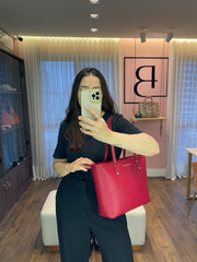 Michael Kors Tote Vermelha