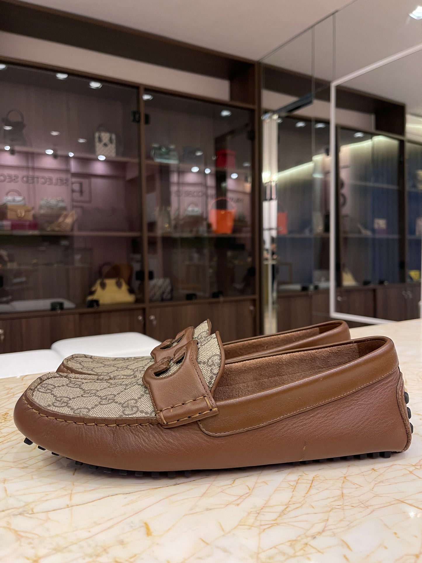 Mocassim Gucci GG Interlocking