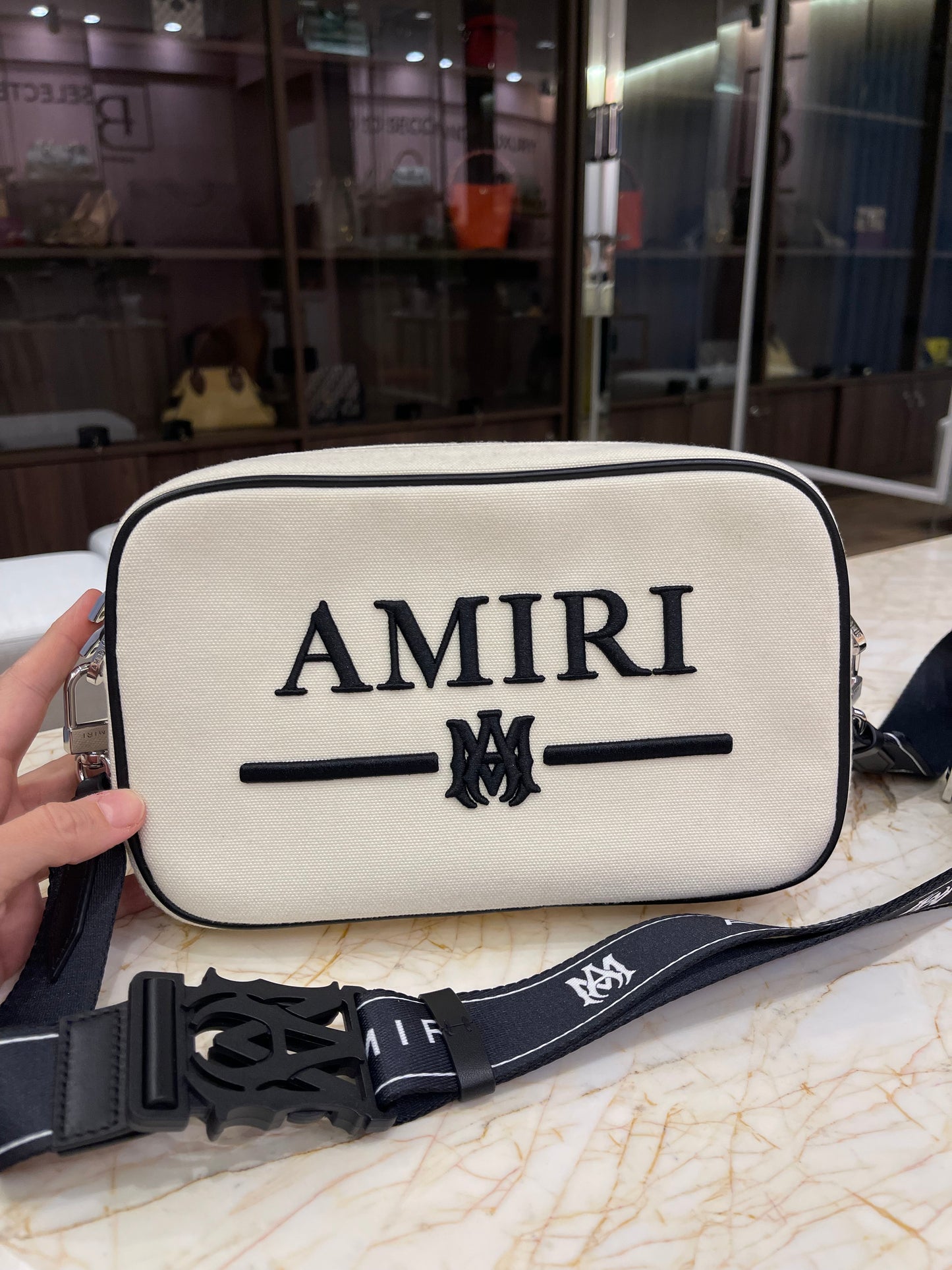 Amiri Embroidered Câmera Bag