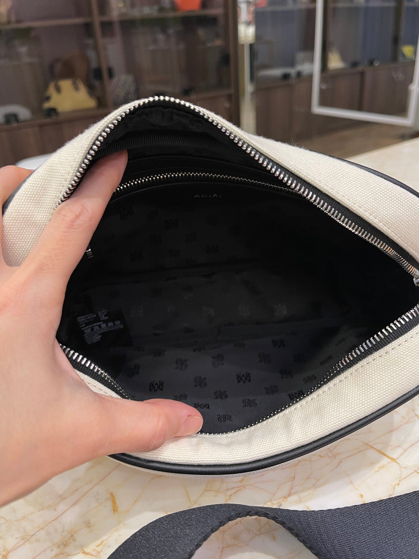 Amiri Embroidered Câmera Bag