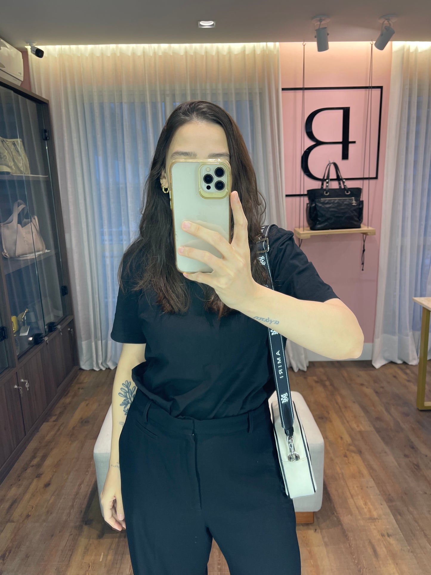 Amiri Embroidered Câmera Bag