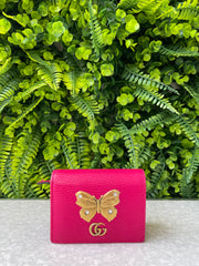 Carteira Gucci Couro Rosa