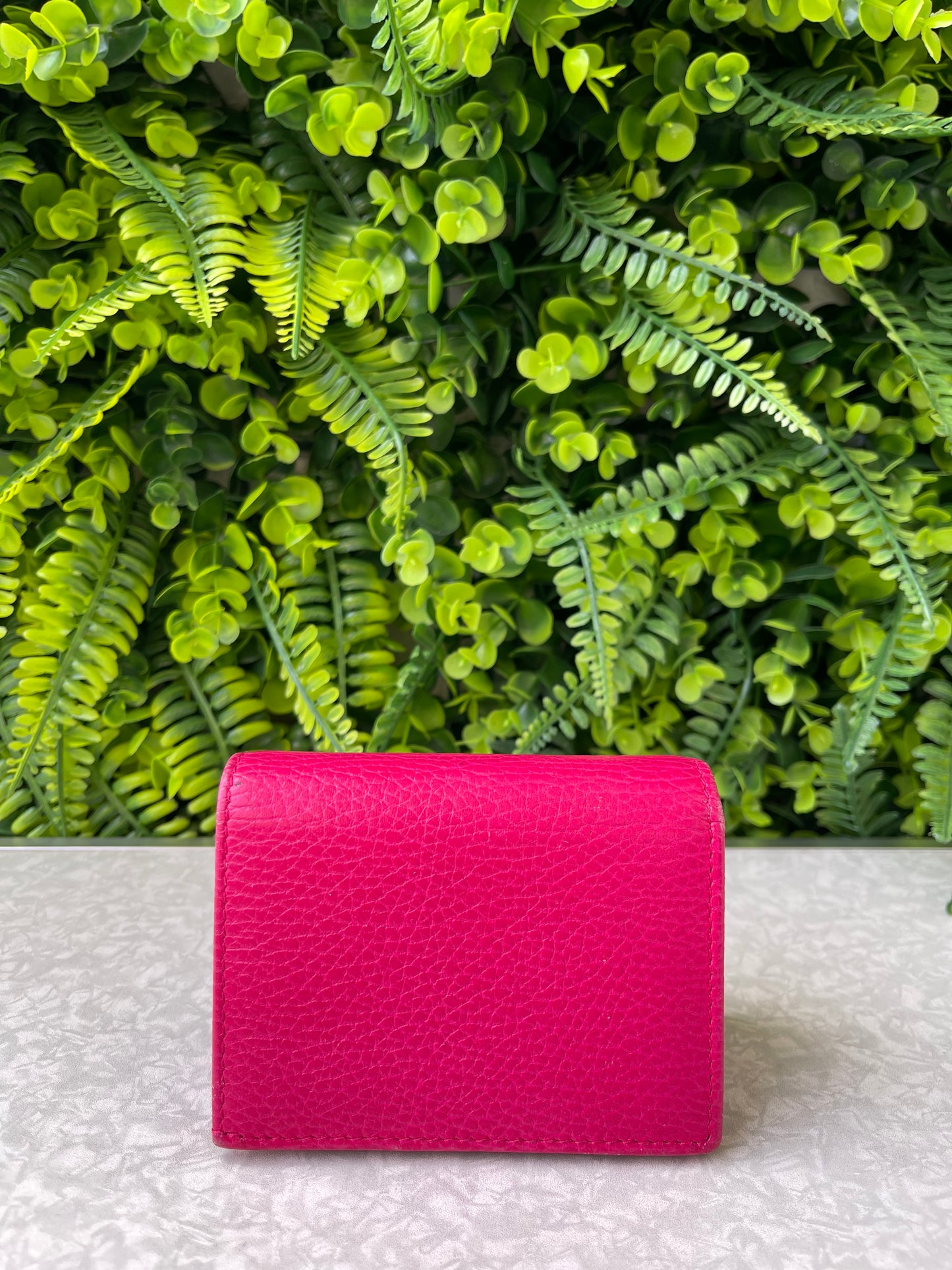 Carteira Gucci Couro Rosa