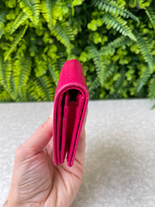 Carteira Gucci Couro Rosa