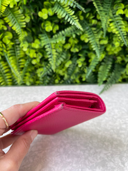 Carteira Gucci Couro Rosa