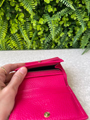 Carteira Gucci Couro Rosa