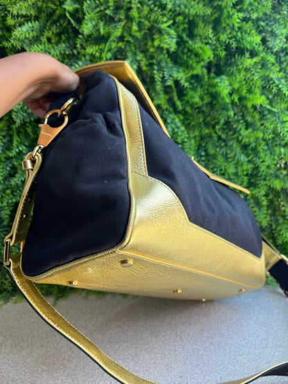 Balmain Maternidade Preta e Dourada