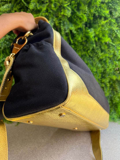 Balmain Maternidade Preta e Dourada