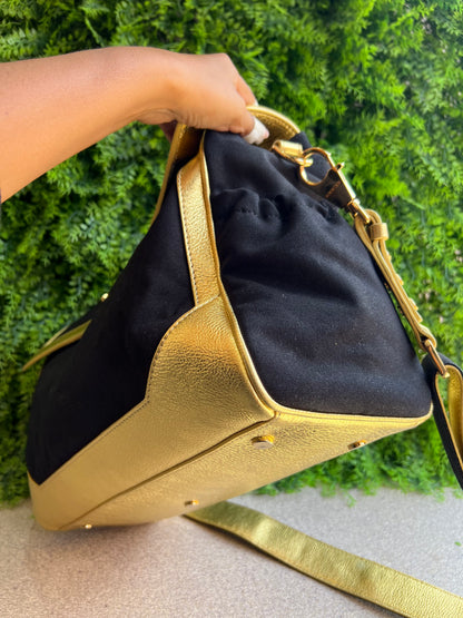 Balmain Maternidade Preta e Dourada