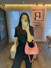 Valentino Garavani Stud Sign Hobo Rosa