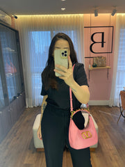 Valentino Garavani Stud Sign Hobo Rosa