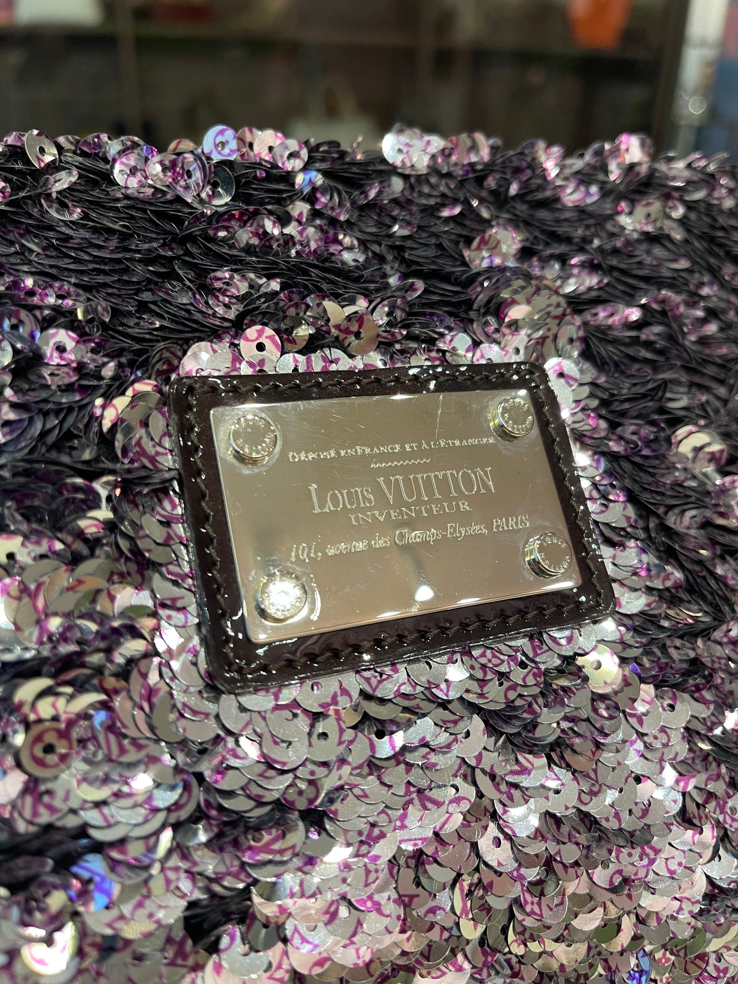 Clutch Louis Vuitton Rococo Paetê Edição Limitada