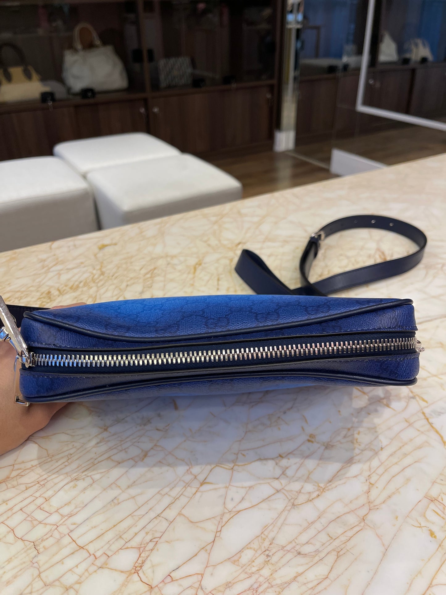 Gucci Chroma Small Crossbody Azul