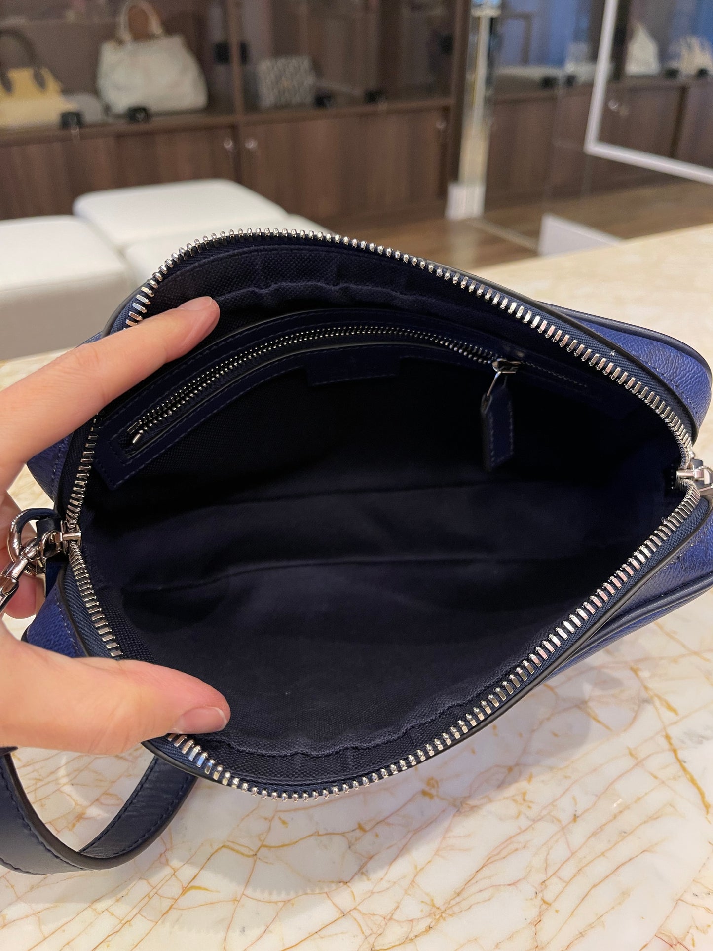 Gucci Chroma Small Crossbody Azul