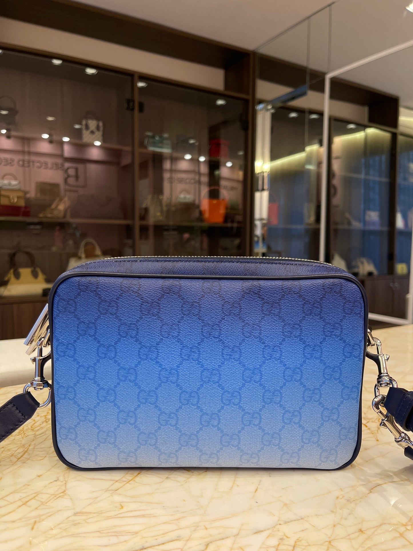Gucci Chroma Small Crossbody Azul