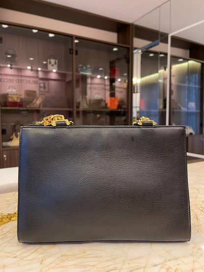 Gianni Versace Medusa Leather Preto