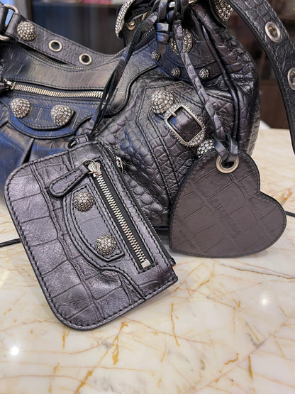 Balenciaga Le Cagole em Couro Preto