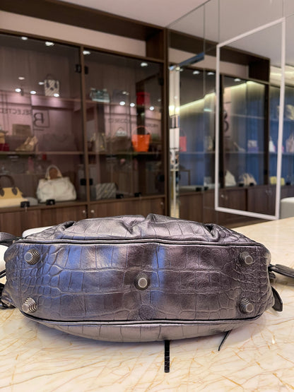 Balenciaga Le Cagole em Couro Preto