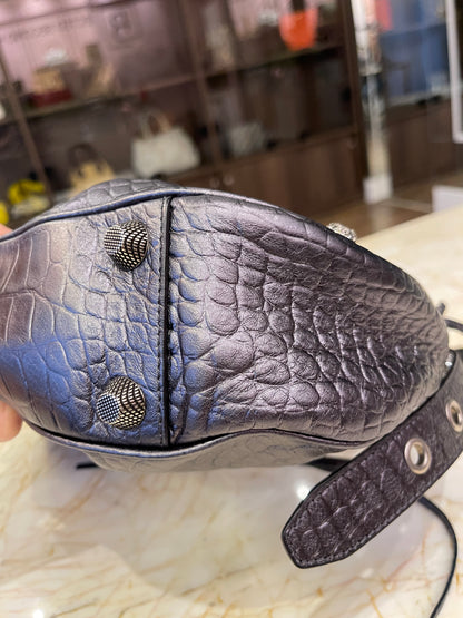 Balenciaga Le Cagole em Couro Preto