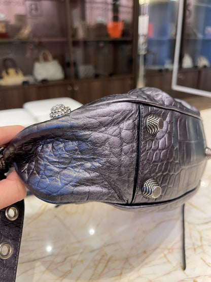 Balenciaga Le Cagole em Couro Preto