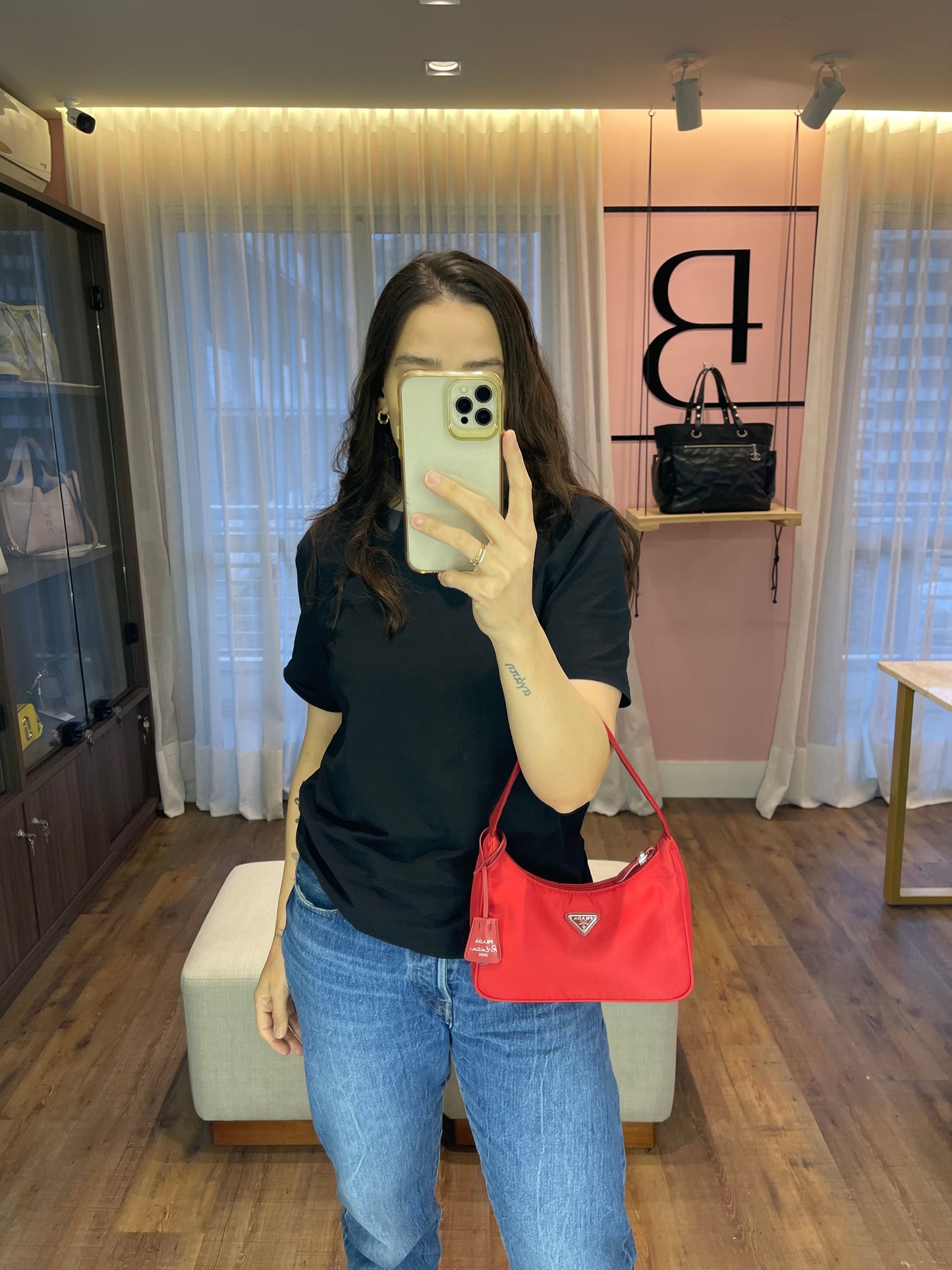 Prada Re-Edition 2000 Re-Nylon Vermelha