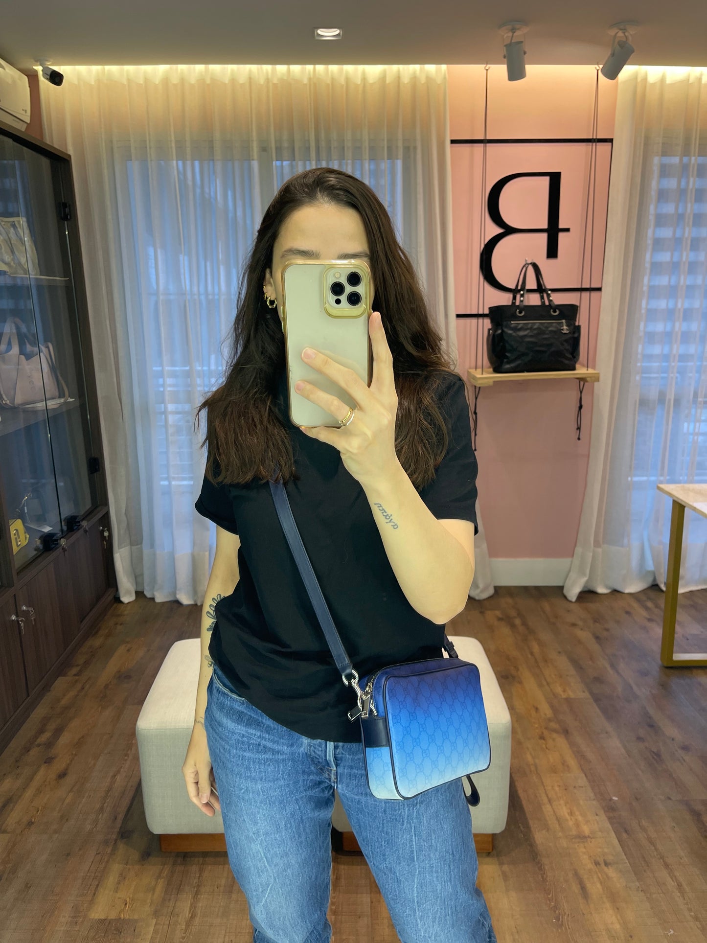 Gucci Chroma Small Crossbody Azul