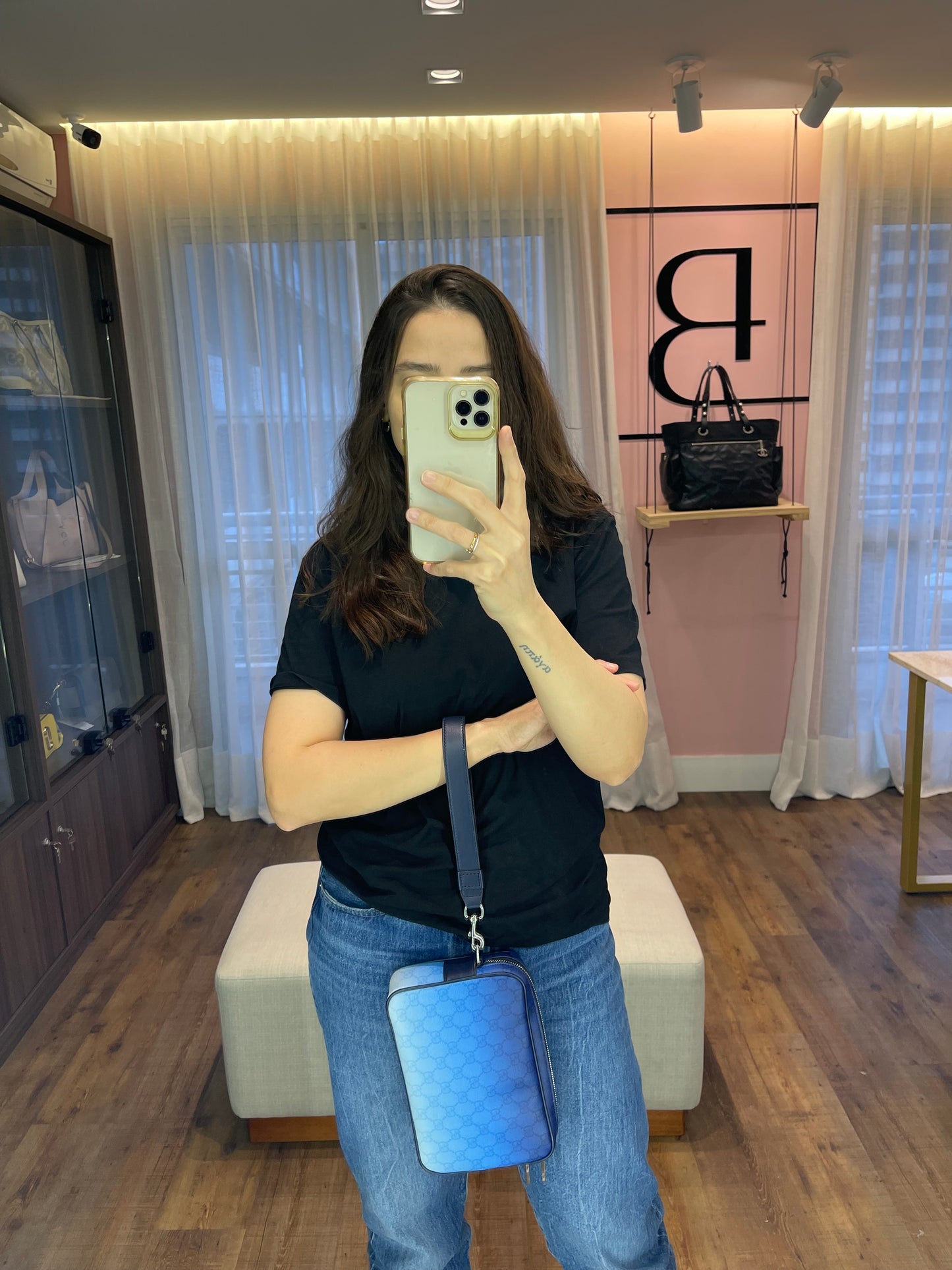 Gucci Chroma Small Crossbody Azul
