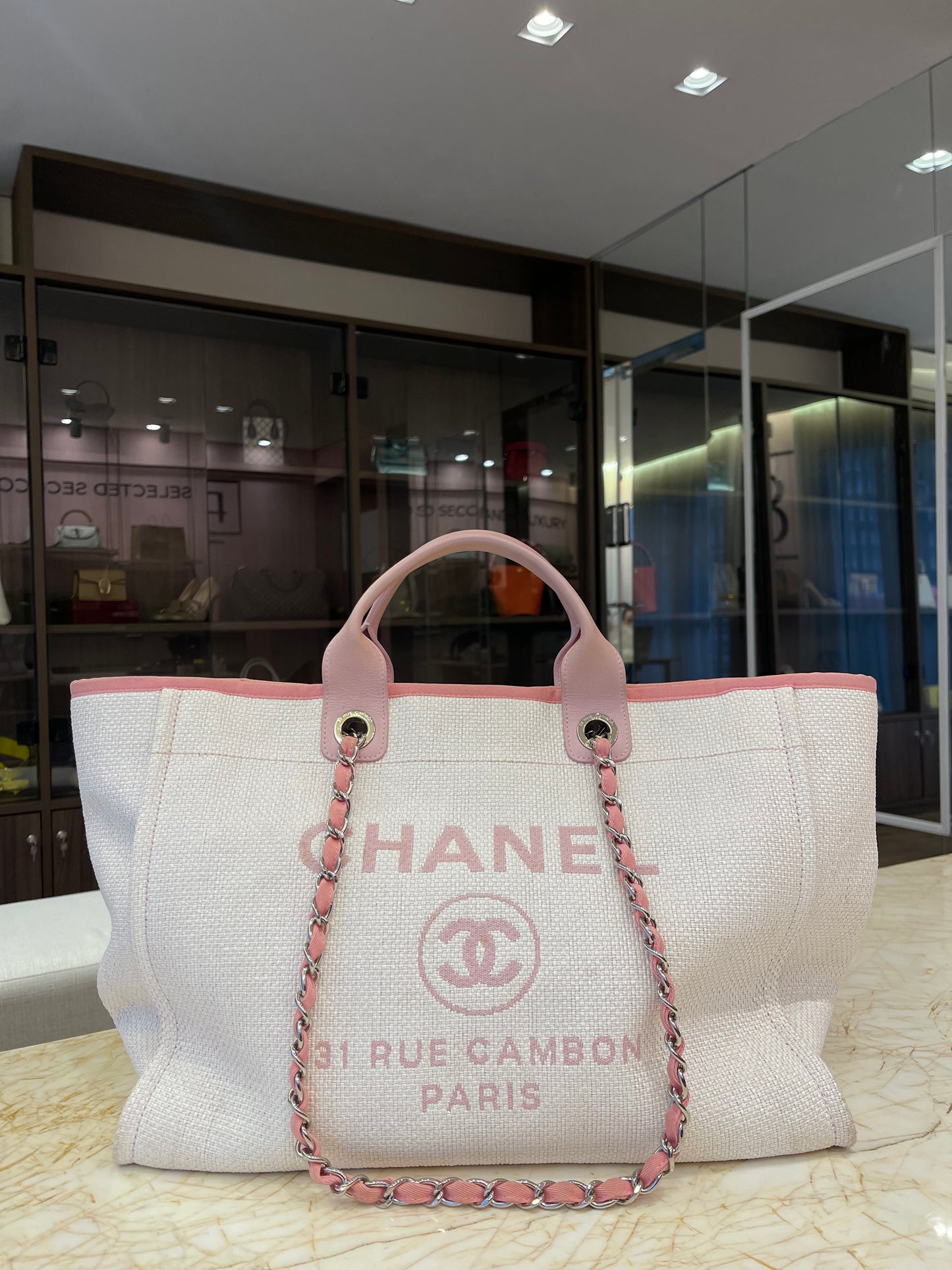 Chanel Deauville Média Rosa