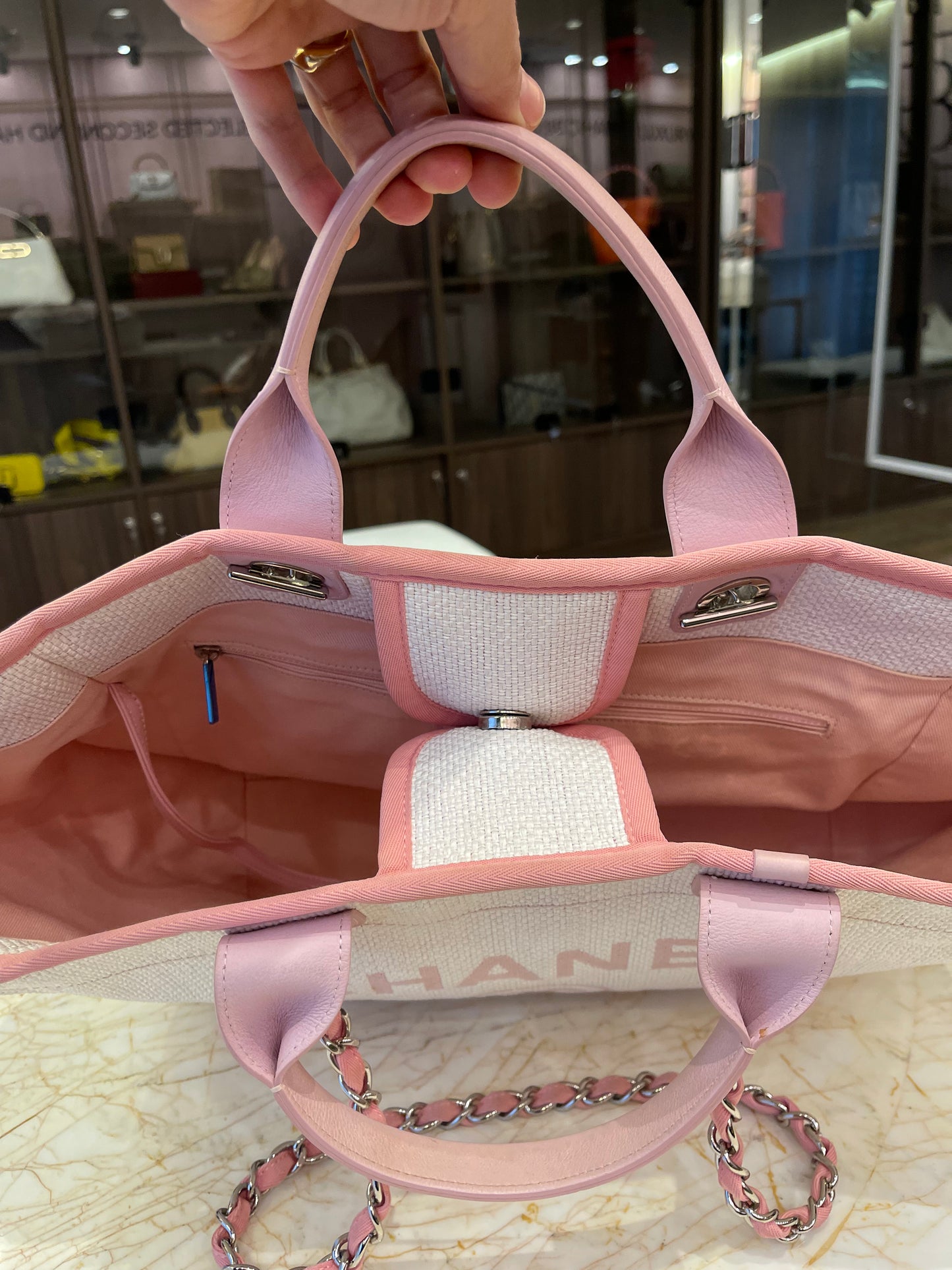 Chanel Deauville Média Rosa