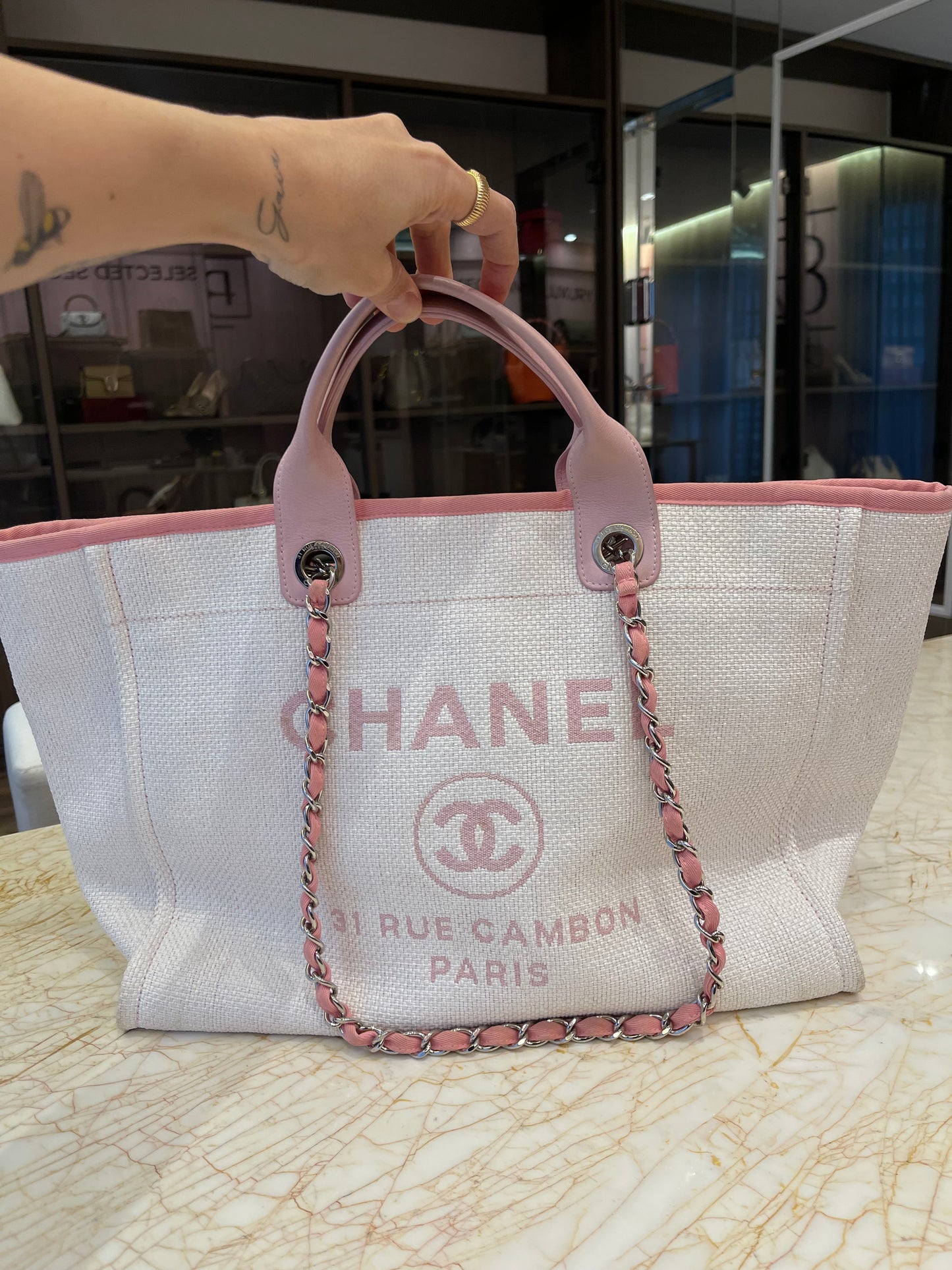 Chanel Deauville Média Rosa
