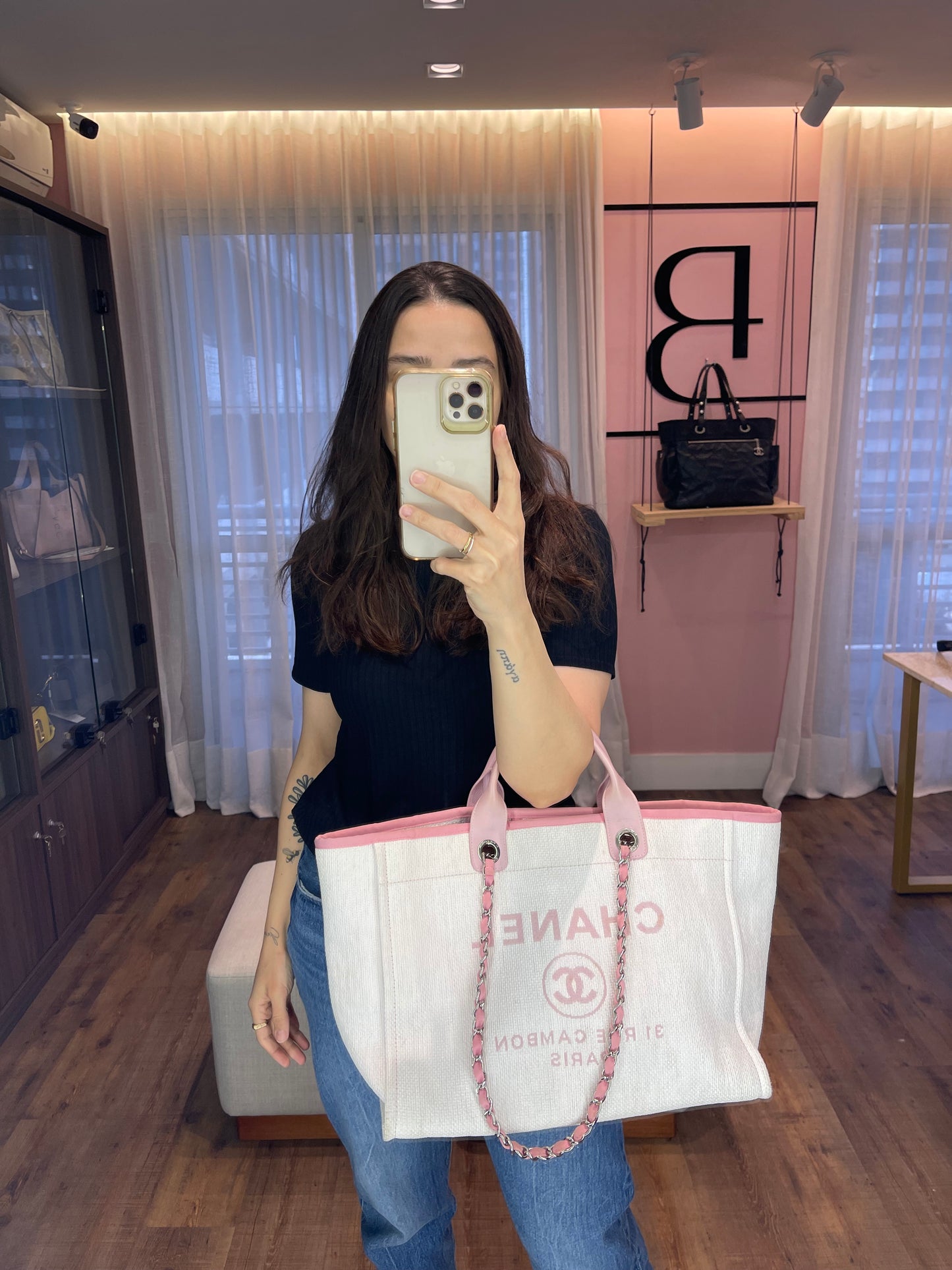 Chanel Deauville Média Rosa