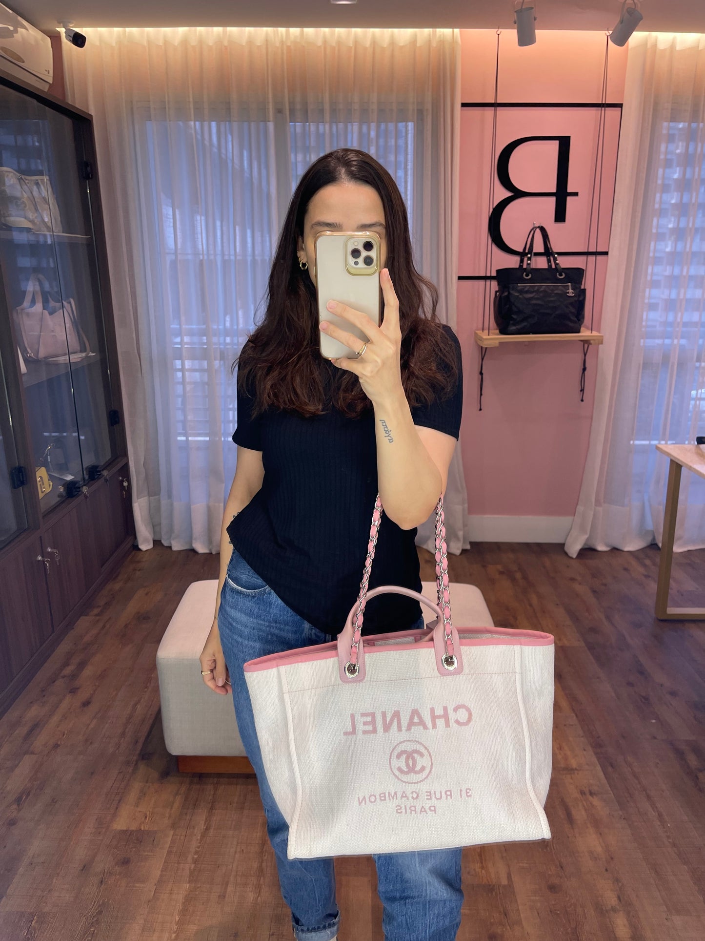 Chanel Deauville Média Rosa