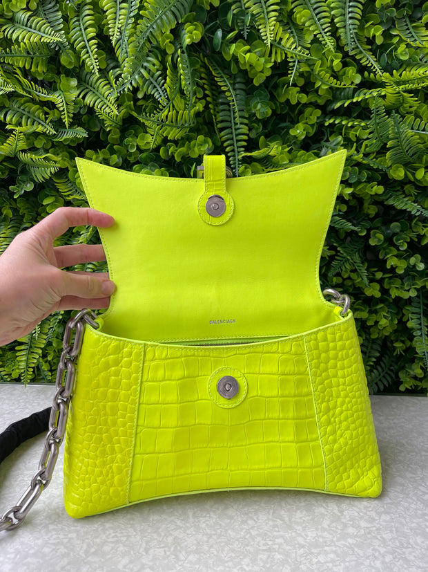 Balenciaga Downtown Croc Embossed