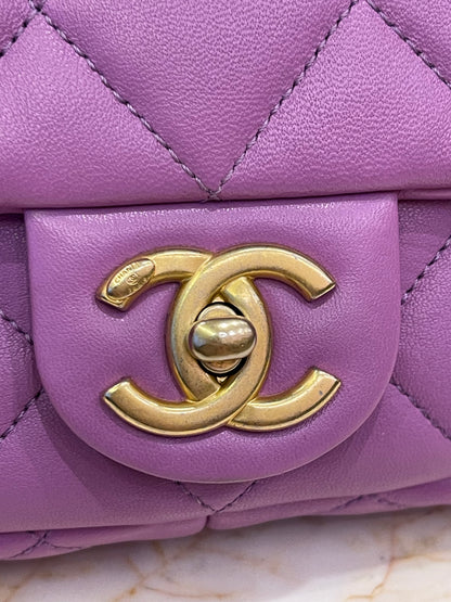 Chanel Small Candy Chain Flap Roxo