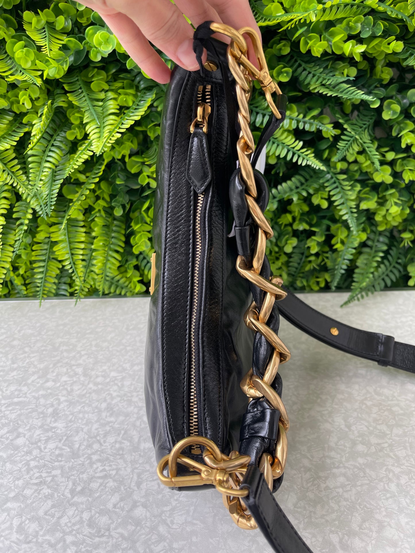 Balmain 1945 Soft Hobo Bag