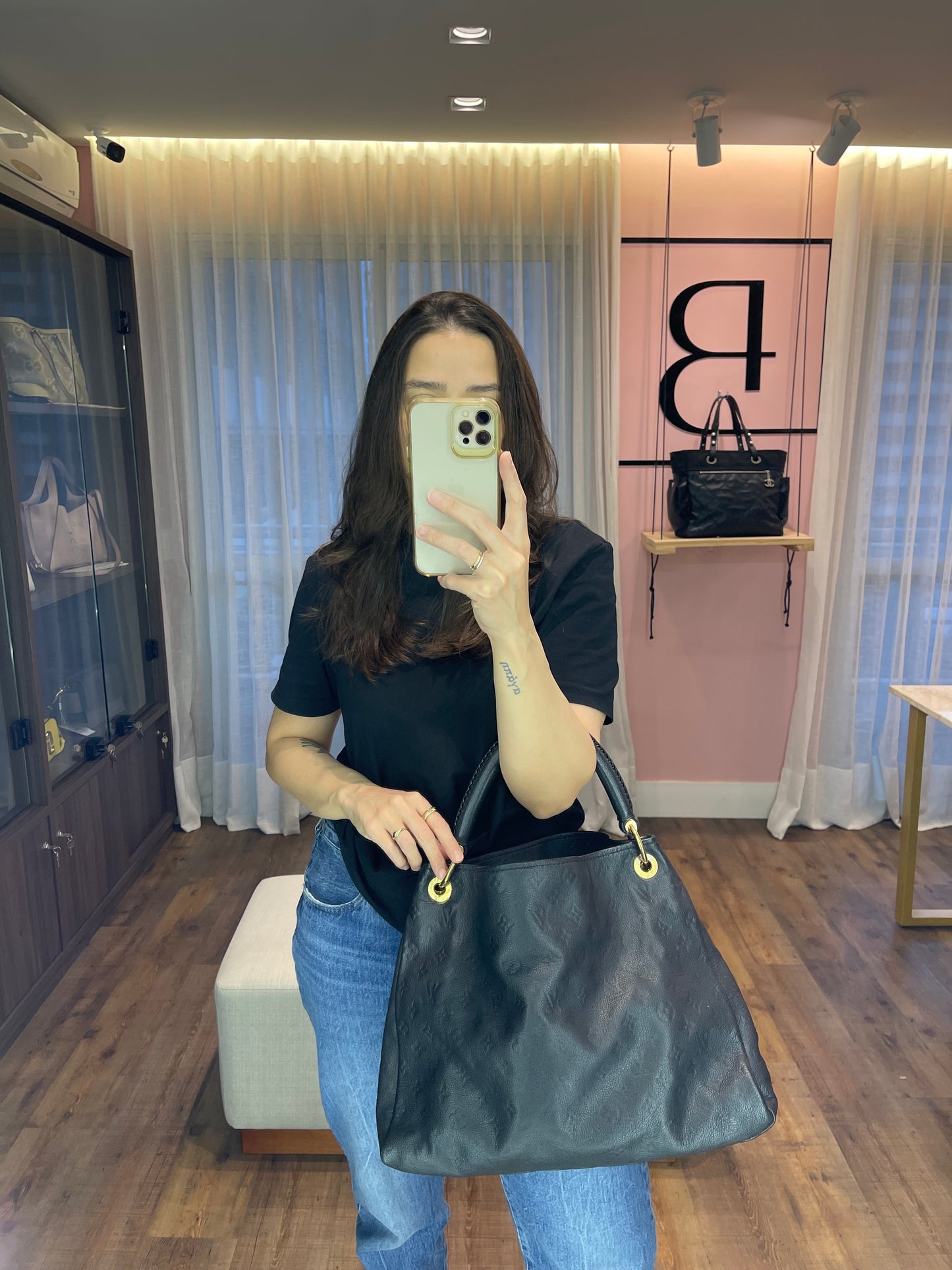 Louis Vuitton Artsy MM Azul Marinho