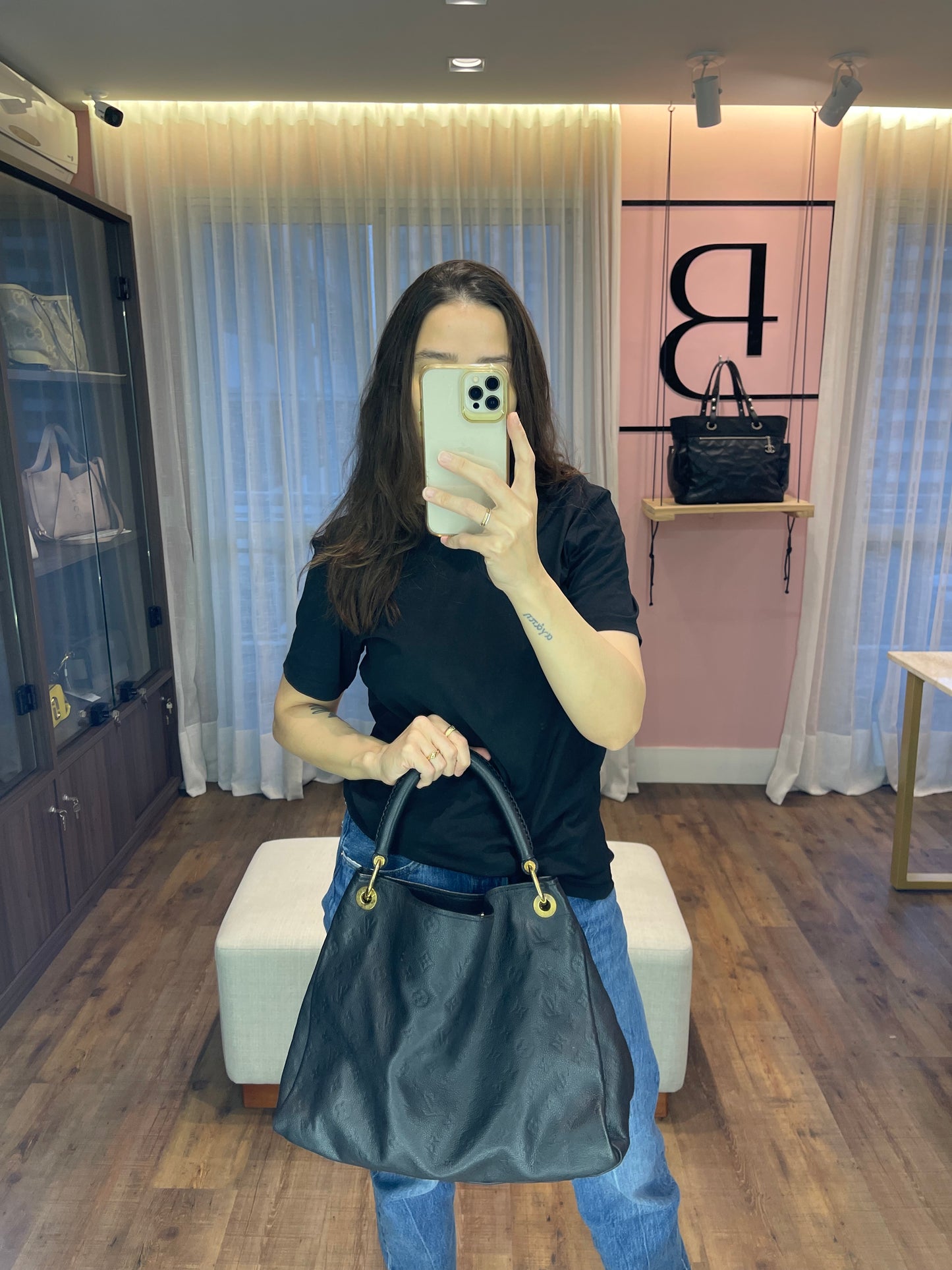 Louis Vuitton Artsy MM Azul Marinho