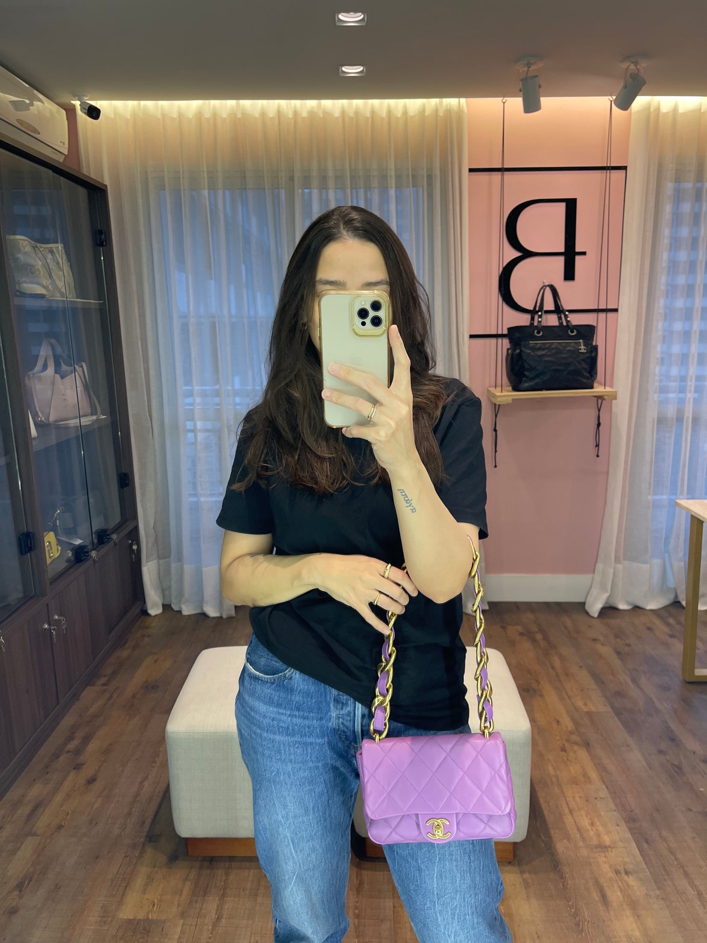 Chanel Small Candy Chain Flap Roxo