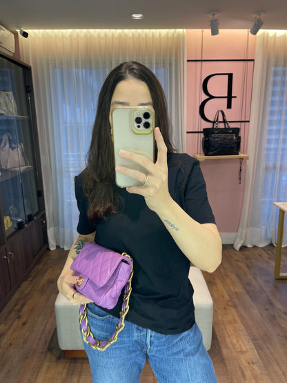 Chanel Small Candy Chain Flap Roxo
