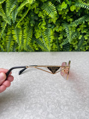 Óculos Prada Eyewear Retangular com Logo