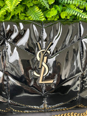 Saint Laurent Patent Puffer Quilted