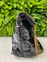 Saint Laurent Patent Puffer Quilted